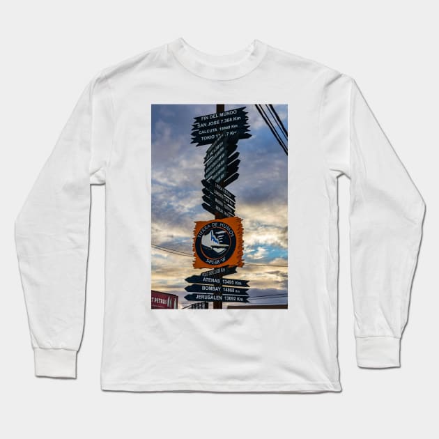 Fin del Mundo - Tierra de Humos - Ushuaia, Argentina Long Sleeve T-Shirt by holgermader